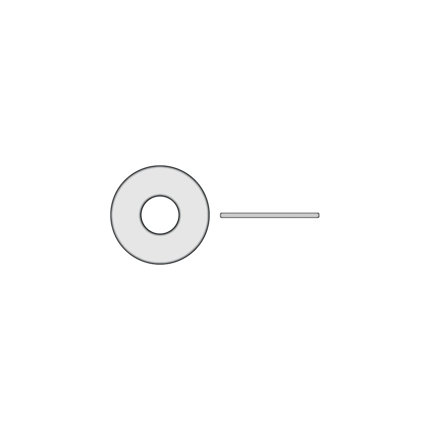 Seachoice MP2975SC Nylon Flat Washer, #10
