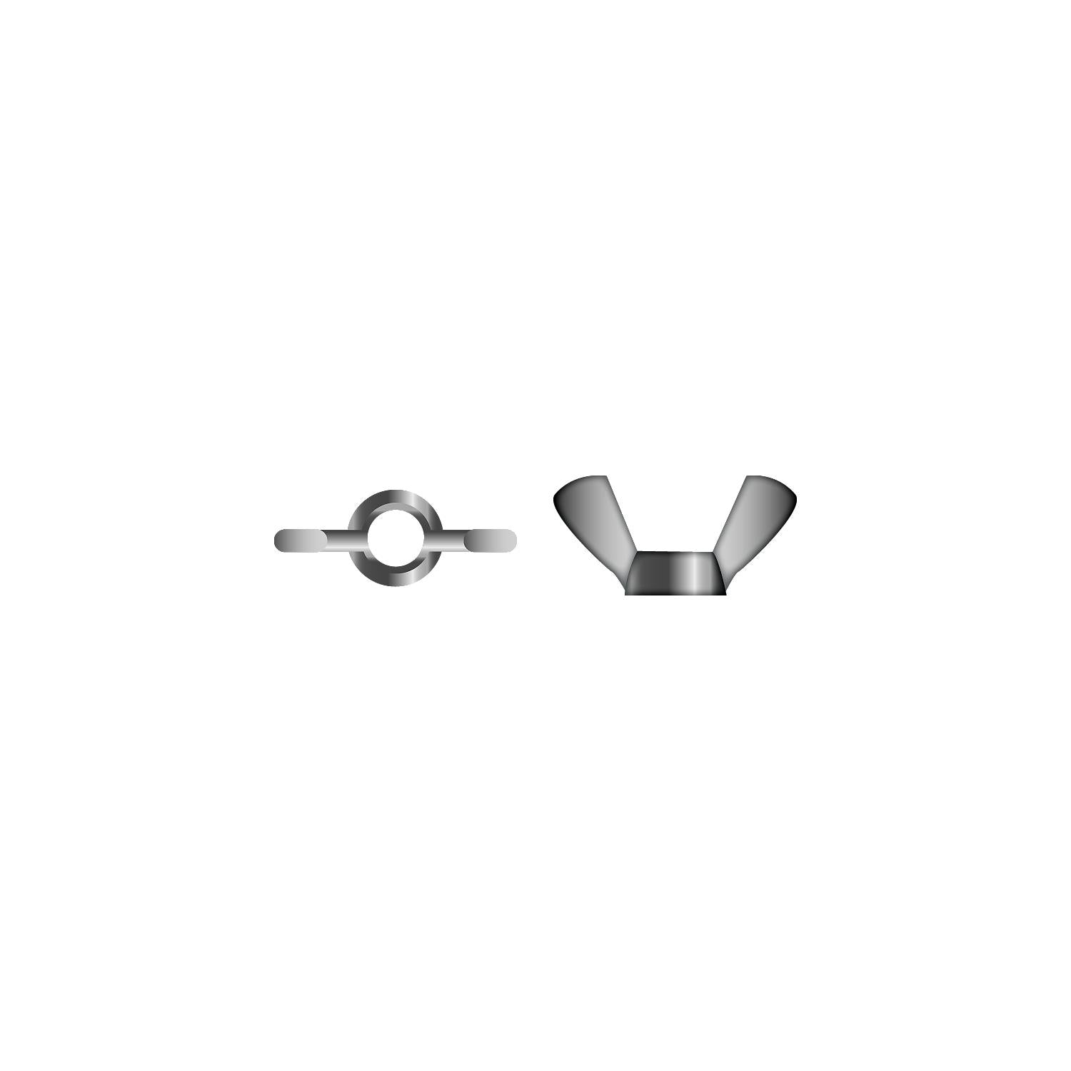 Seachoice MP1371SC Stainless Steel Wing Nuts