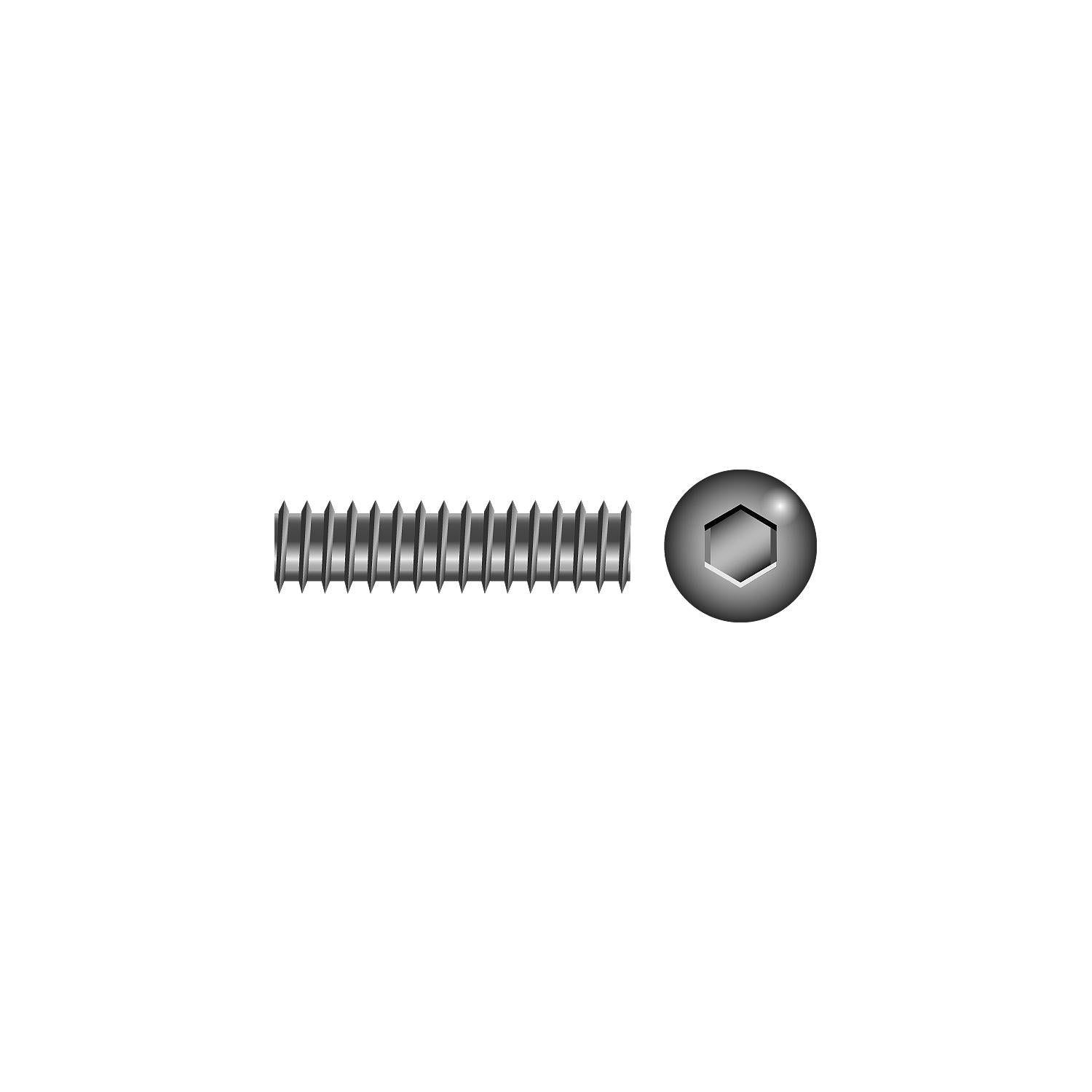 Seachoice SC1478 Socket Set Screw 1/4
