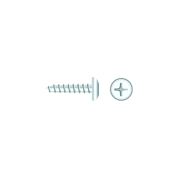 Seachoice SC540CH 01763 Chrome Plated SS Phillips Tapping Screw - Pan Head, #8 x 3/4"