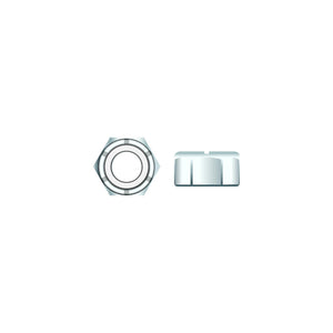 Seachoice SC1332CH 01776 Nylon Insert Chrome Plated SS Locknut, 10-24