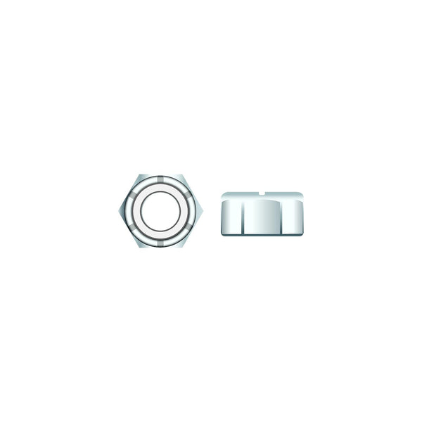 Seachoice SC1332CH 01776 Nylon Insert Chrome Plated SS Locknut, 10-24