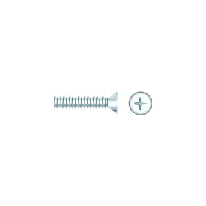 Seachoice SC780CH 01790 Chrome Plated SS Phillips Machine Screw - Flat Head, 1/4-20 x 1-1/2