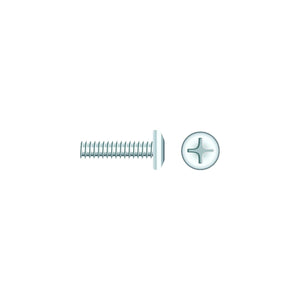 Seachoice SC829CH 01814 Chrome Plated SS Phillips Machine Screws - Pan Head, 1/4-20 x 2