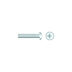Seachoice SC871CH 01817 Chrome Plated SS Phillips Machine Screws - Truss Head, 1/4-20 x 1