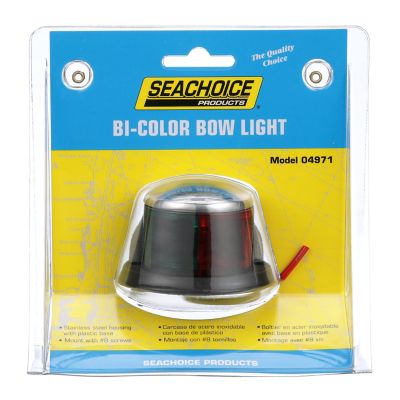 Seachoice 4971 Stainless Steel Streamline Bi-Color Bow Light