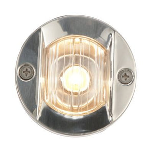 Seachoice 5381 05381 Transom Light With Stainless Steel Flange, Round