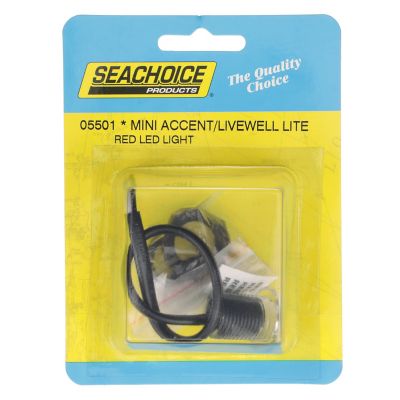 Seachoice 50-05501 05501 LED Mini Accent Livewell Light, Red