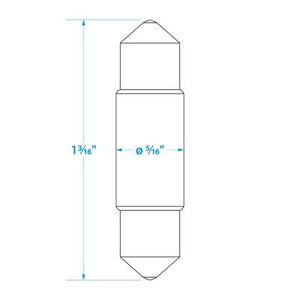 Seachoice 9891 Replacement Bulb 8SMD Festoon For 08011, 08021 and 08081