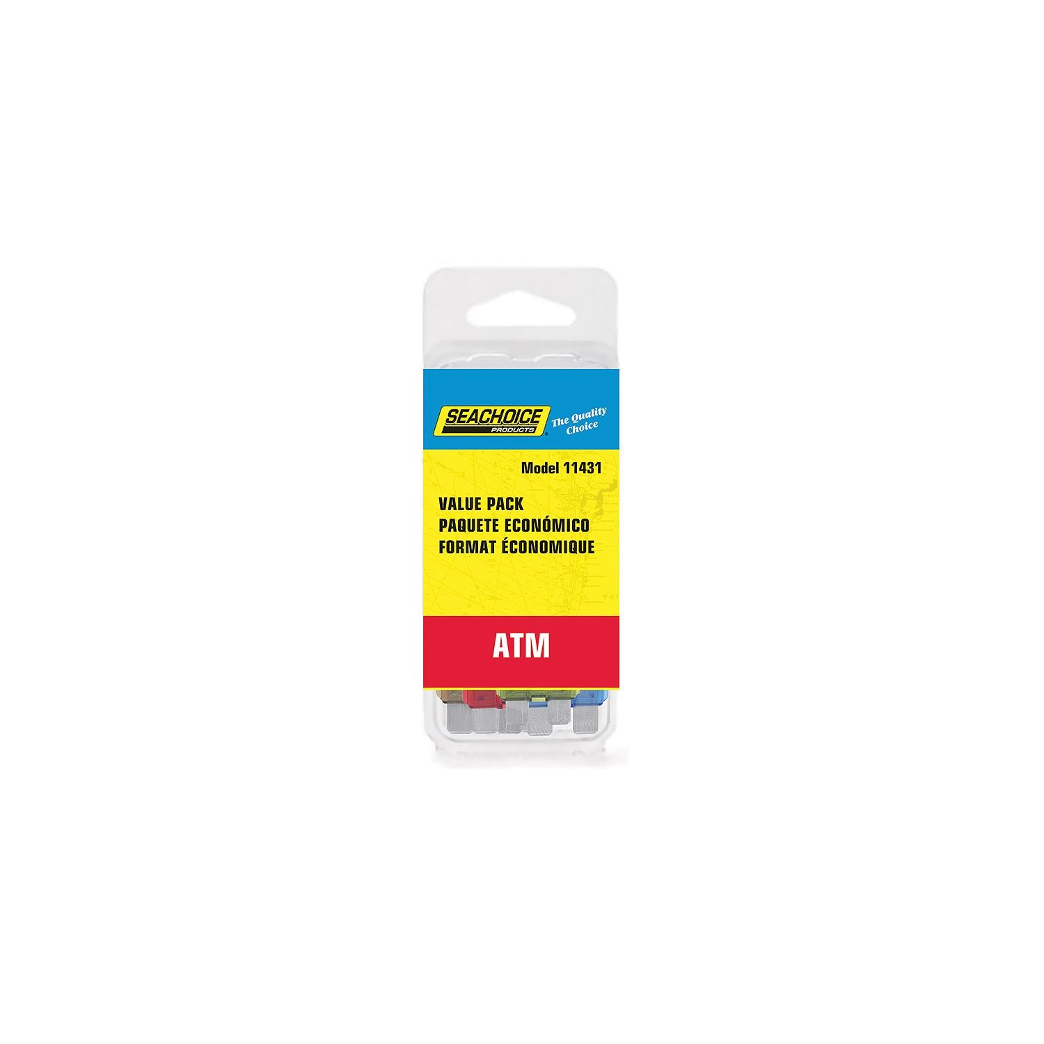 Seachoice SC11431 ATM Blade Fuse Value Pack, 25ea