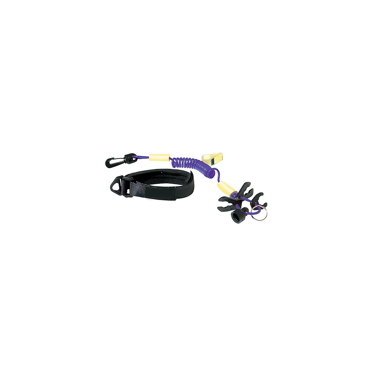 Seachoice 11723 Seacchoice Ultimate Lanyard Purple/Yellow
