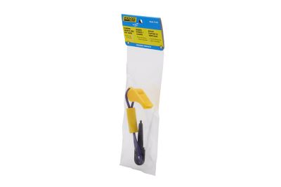 Seachoice 11727 Yellow Whistle On Purple Floating Key Chain