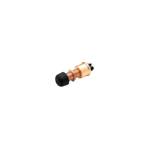 Seachoice 11771 2 Position Push Button Switch With Brass Body, Off/Mom. On