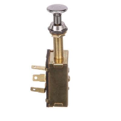 Seachoice 11941 3 Position Push Pull Switch Off/On#1, On Both #1, #2 (Spade)