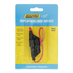 Seachoice 12701 Seachioce Watertight In-Line Fuse Holder With Spare (2 Fuses Included)