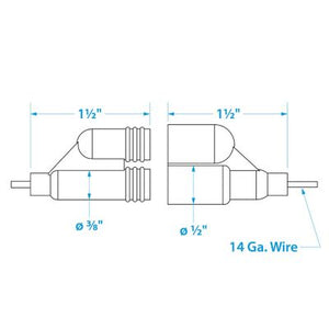 Seachoice 12711 Seachioce Watertight In-Line Fuse Holder With Spare (2 Fuses Included)