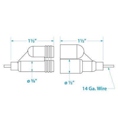 Seachoice 12711 Seachioce Watertight In-Line Fuse Holder With Spare (2 Fuses Included)