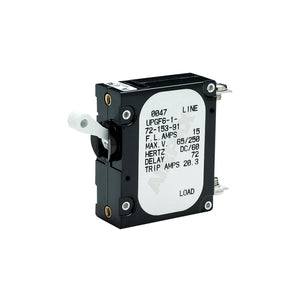 Seachoice Products 13121 AC/DC Panel Breaker With Single White Actuator