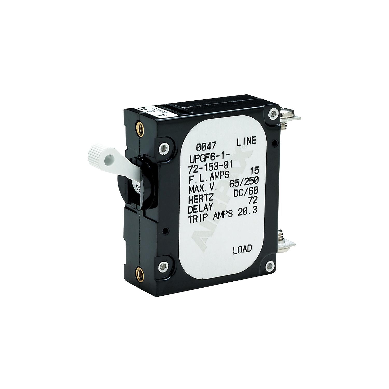 Seachoice Products 13201 AC/DC Panel Breaker With Single White Actuator