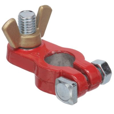 Seachoice 13661 Plastic Coated Battery Terminal Set (Includes 3/8" Positive and 5/16" Negative)