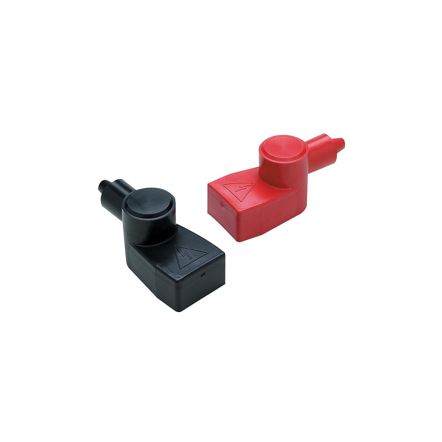 Seachoice 50-13681 Marine Type Battery Terminal Covers (Set Includes 1 Red and Black) Fits Terminals With Wing Nut