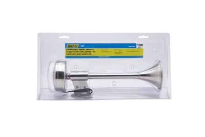 Seachoice HYF-305LTM-H 14621 Compact Single Trumpet Electric Horn 12V Stainless Steel