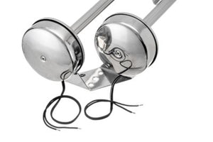 Seachoice HYF-305LT-24V 14631 Dual Trumpet Electric Horn, Stainless Steel