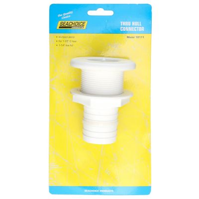 Seachoice 50-18111 Plastic Thru-Hull With Broad Flange