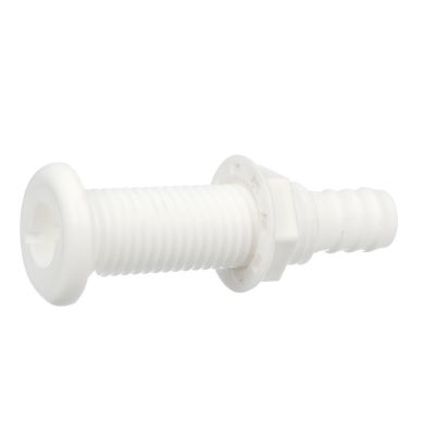 Seachoice 18161 Extra Long Plastic Thru-Hull, White