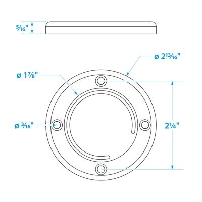 Seachoice 18261 Scupper Valve