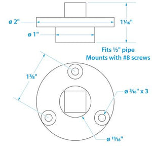 Seachoice 18711 Garboard Drain and Plug