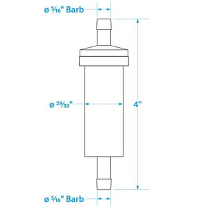 Seachoice 21111 In-Line Fuel Filter
