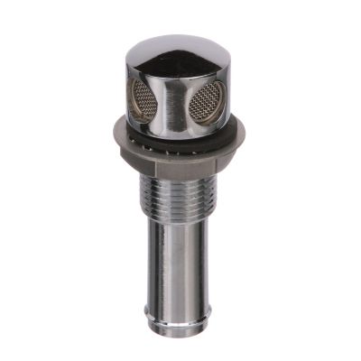 Seachoice 23031 Thru-Hull Vent For 9/16" or 5/8" Hose, Chrome Plated