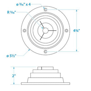 Seachoice 29251 Motorwell Boot