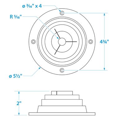 Seachoice 29251 Motorwell Boot