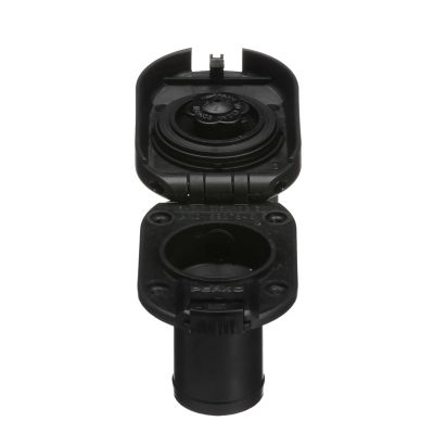 Seachoice 32061 Molded Plastic Gas Deck Fill With Vent and Cap (Hinge Flip Top) For 1-1/2" Hose