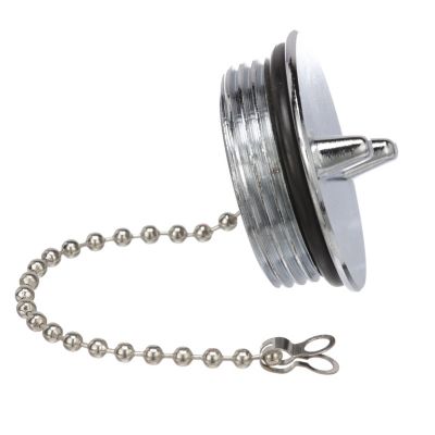 Seachoice 32521 Chrome Plated Zamak Replacement Cap For Deck Fill 32041