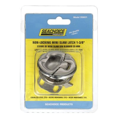 Seachoice 50-35601 Non-Locking Grand Slam Latch, Mini Round, 1-3/8