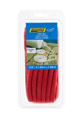 Seachoice 40941 Double Braided Nylon Fender Line (2 Per Pack)