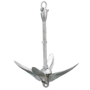 Seachoice 50-41020 41020 Galvanized Folding Grapnel Anchor, 7 lbs.