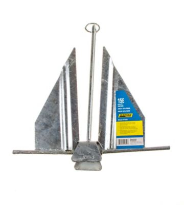Seachoice 41640 Hot Dipped Galvanized Utility Anchor, Size 15E