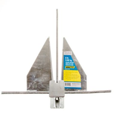 Seachoice 41720 Hot Dipped Galvanized Deluxe Anchor, Size 8S