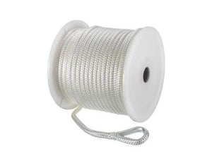 Seachoice 42111 Double Braid Nylon Anchor Line, White