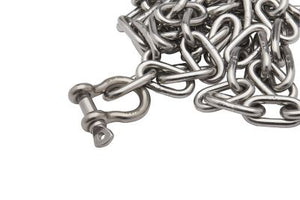 Seachoice 44103 Stainless Steel Anchor Lead Chain, 3/16