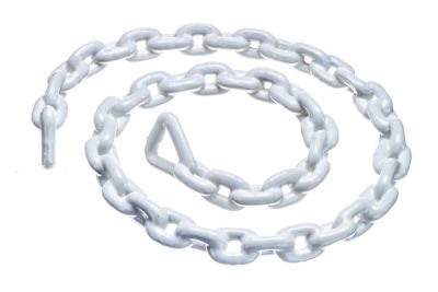 Seachoice 44401 White PVC Coated Galvanized Anchor Lead Chain 3/16