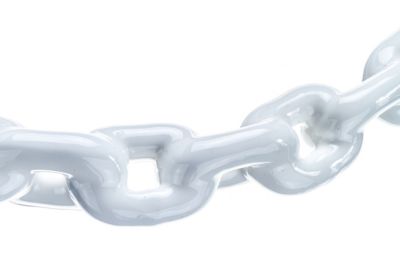 Seachoice 44421 White PVC Coated Galvanized Anchor Lead Chain 1/4