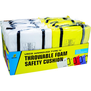 nan 44950 Seachoice â€“ Type IV Throwable Foam Safety Cushions in Retail Display Box