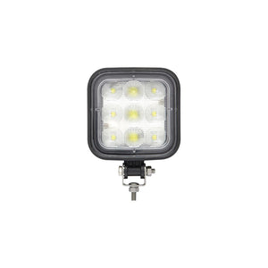 Seachoice TLL71FBSCH 51661 LED Flood Beam Square/Wide Angle Work Light, 12/24V, Black Housing, 9 LEDs