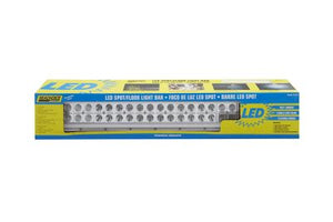 Seachoice UCL20CWSCH 51673 LED Spot/Flood Light Bar, Black Housing, 40 LEDs, 21.26