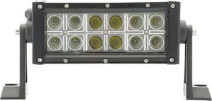 Seachoice UCL23CBSCH 51701 LED Spot/Flood Light Bar, Black Housing, 12 LEDs, 7.25